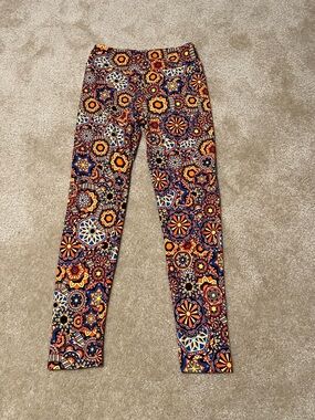 LuLaRoe Multicolor Geometric Star-Print Leggings